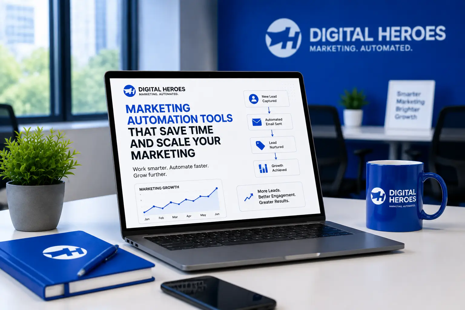 Digital Heroes | 3 Marketing Automation Tools That Save Time and Improve Efficiency
